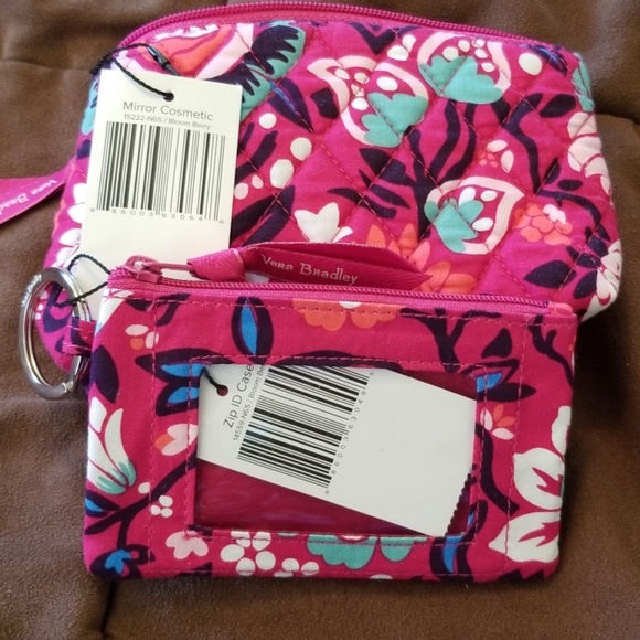 Vera Bradley Handbags - 4/$25 Vera Bradley mirror cosmetic and zip ID case